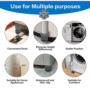 Washing Machine Universal Anti-Vibration Foot Pads (Set of 4)⭐️⭐️⭐️⭐️⭐️4.8/5 (1600+ REVIEWS)`