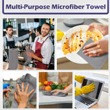Purely™ Microfiber Cleaning Cloth Roll – (25 Sheets) Reusable & Super Absorbent