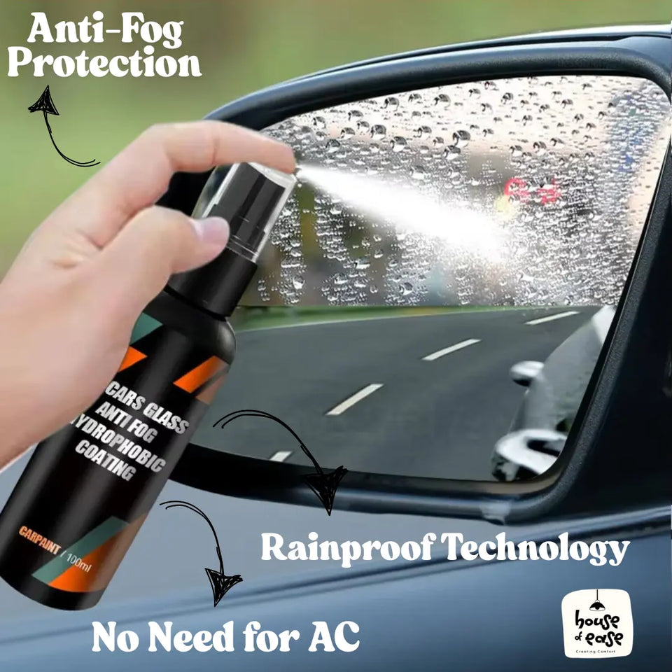 Car Glass Anti- Fog Hydrophobic Coating 100ML  🔥 Buy 1 Get 1 Free 🔥⭐️⭐️⭐️⭐️⭐️4.8/5 (1600+ REVIEWS)`