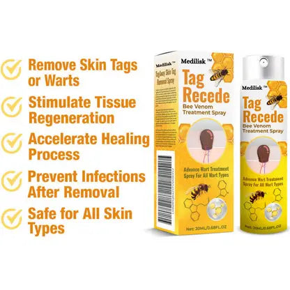 Medilisk™ Bee Venom Wart Remover Spray ⭐️⭐️⭐️⭐️⭐️4.8/5 (1600+ REVIEWS)