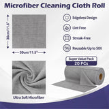 Purely™ Microfiber Cleaning Cloth Roll – (25 Sheets) Reusable & Super Absorbent