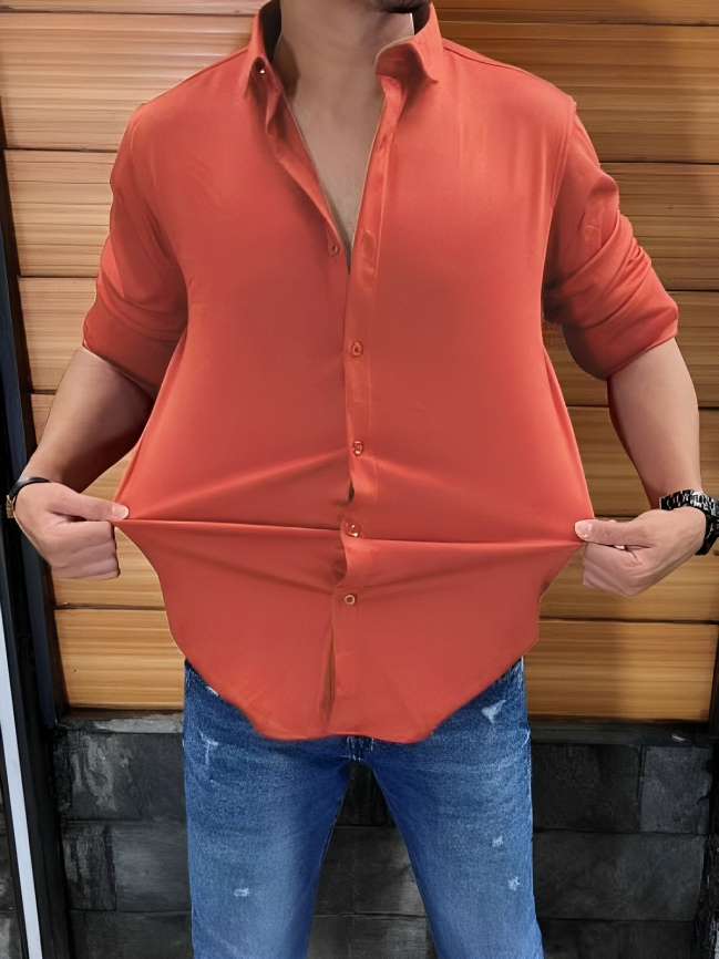 Men Slim Fit Casual Shirt