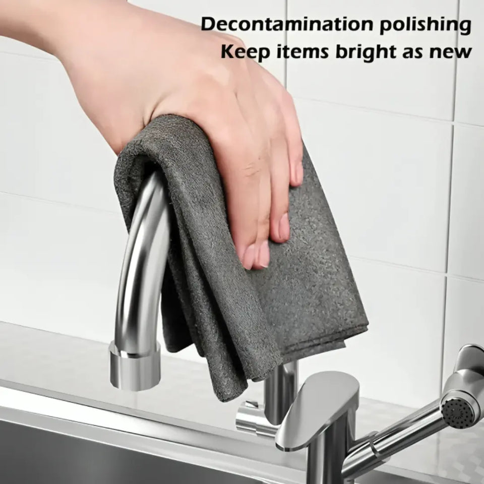Purely™ Microfiber Cleaning Cloth Roll – (25 Sheets) Reusable & Super Absorbent