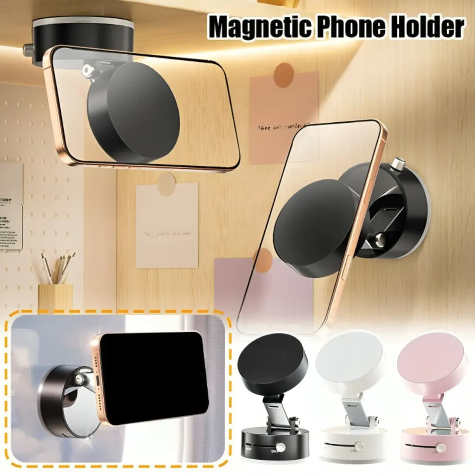 Vacuum Magnetic Suction Phone Holder⭐️⭐️⭐️⭐️⭐️4.8/5 (1600+ REVIEWS)`
