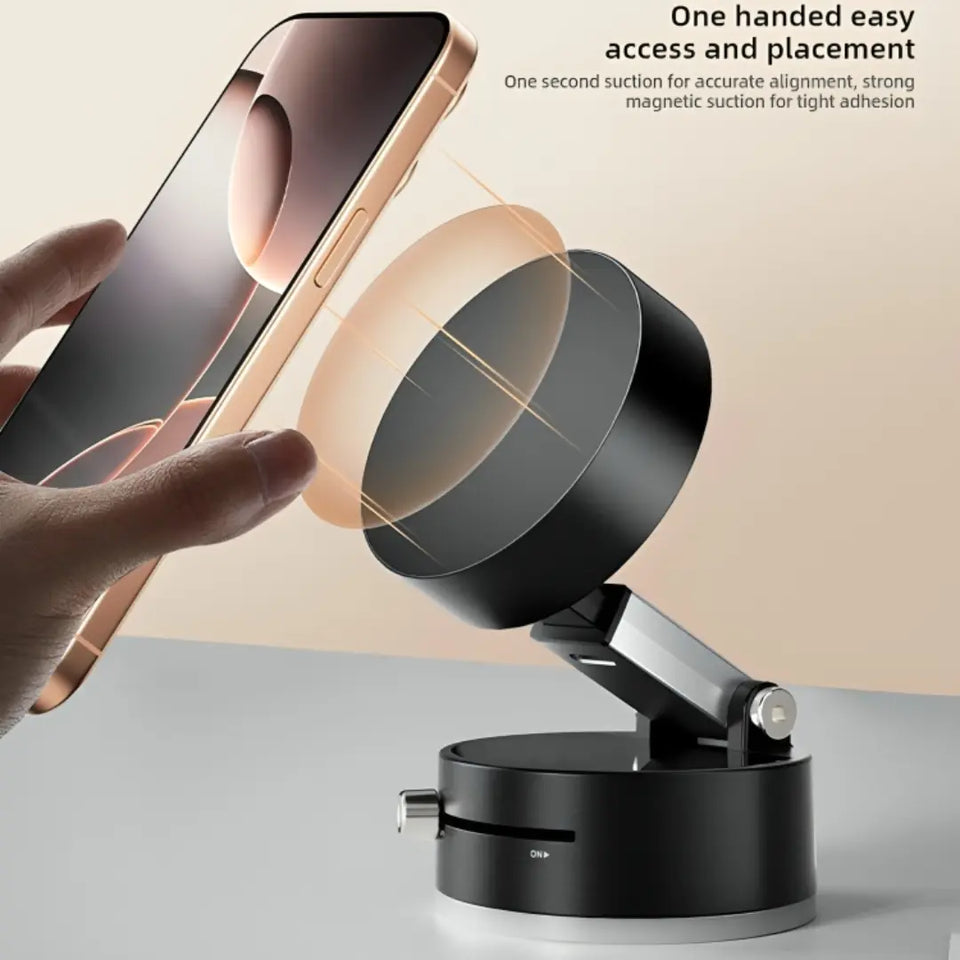 Vacuum Magnetic Suction Phone Holder⭐️⭐️⭐️⭐️⭐️4.8/5 (1600+ REVIEWS)`