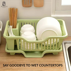 Purely Premium™ 3-in-1 Kitchen Dish Drainer