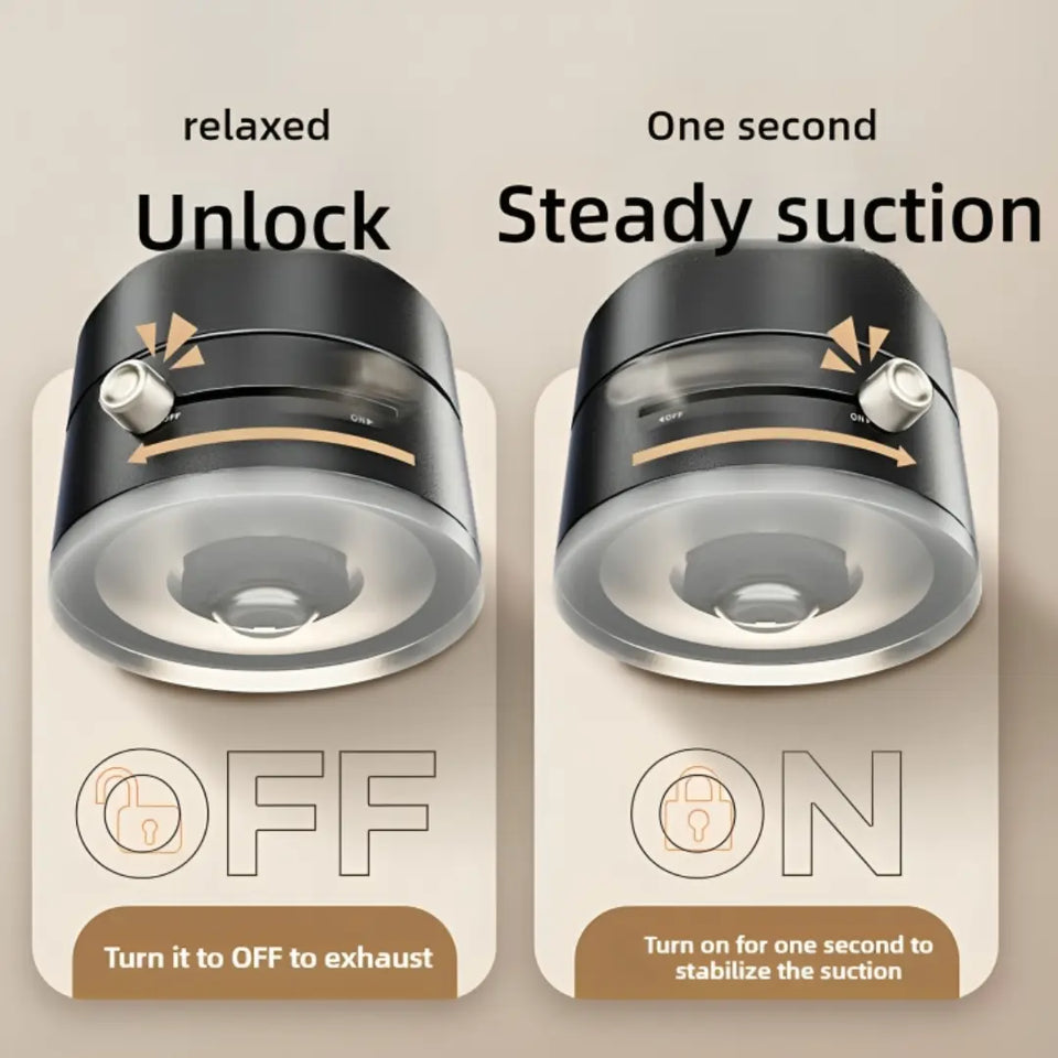 Vacuum Magnetic Suction Phone Holder⭐️⭐️⭐️⭐️⭐️4.8/5 (1600+ REVIEWS)`