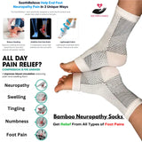 Bamboo™  Compression Socks for Foot Pain,Swelling Relief.⭐️⭐️⭐️⭐️⭐️4.8/5 (7,600+ REVIEWS)