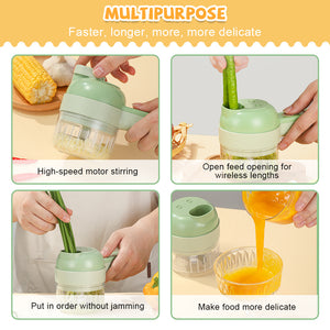 Delphi's Space ™ 4 in 1 Portable Electric Vegetable Cutter Set