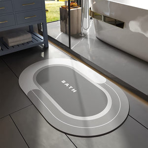 Delphi's Space™ Mat-Anti-Slip Bath Mat Water Absorbent Bathroom Mat